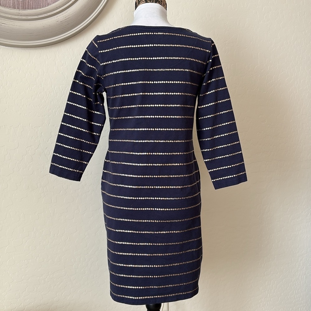 Joules women’s dress. Blue with golden stars. 8 - Picture 3 of 11